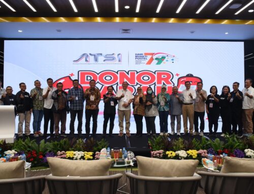 Kegiatan Donor Darah Hari Bhakti Postel ke-79